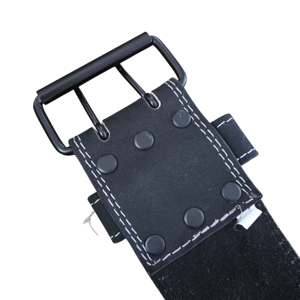 Harbinger Leather Weightlifting Belt Black Size M Gym Fitness Powerlifting NWOT - Picture 5 of 7